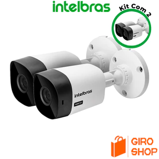 Combo 2 Câmeras de Segurança Intelbras VHC 1120 B Bullet - 20m de Visão Noturna