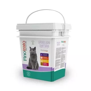 Finotrato Bio-litter Granulado Sanitário Ultra Premium para Gatos Balde de 10kg