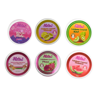 Kit 6 Esfoliantes Corporais 180g Q Bela Manuela!