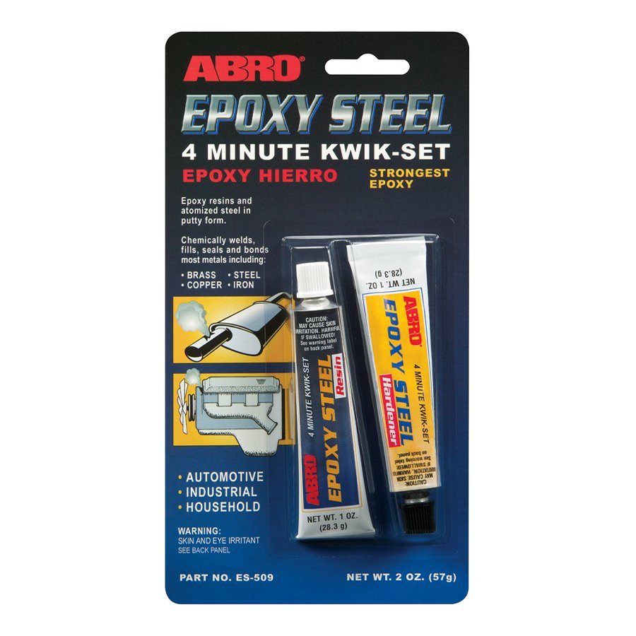 Epóxi para aço de 4 minutos Kwik-Set de grau automotivo