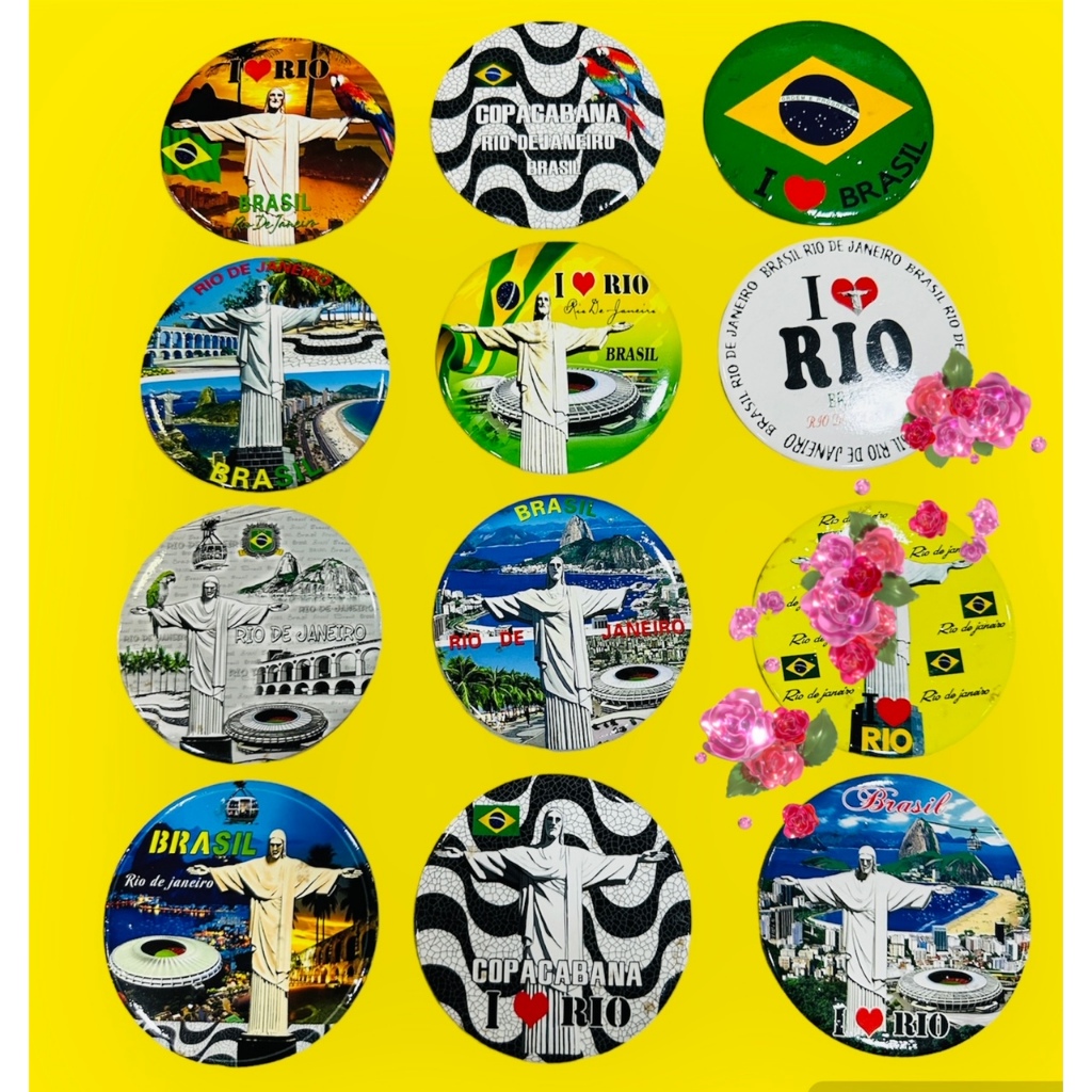 Broche Souvenir do Rio de Janeiro | Shopee Brasil