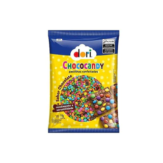 Confeito de Chocolate Chococandy 1kg Tipo M&ms -Dori