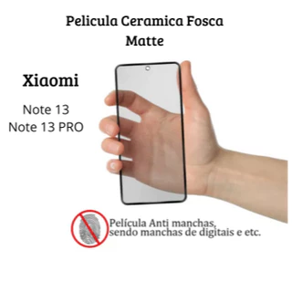 Película Fosca Cerâmica Flexível 9D Hidrogel Xiaomi Redmi redimi Note 13 / Note 13 PRO