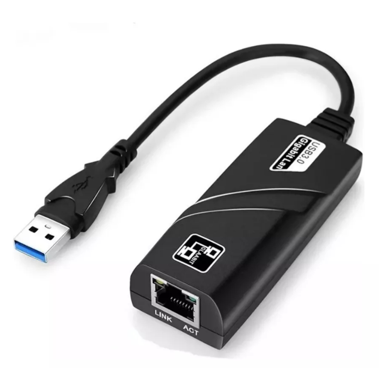 Adaptador Usb 2.0 Rede Rj45 Ethernet Gigabit 10/100 adaptador Type-C