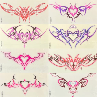 Tatuagem Succubus Temporária Tatoo Fake Colorida Tatuagem Falsa