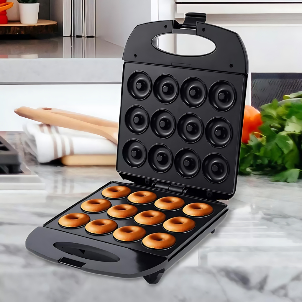 Máquina De Donuts 16 Furos Profissional Para Rosquinhas Confeitaria ...