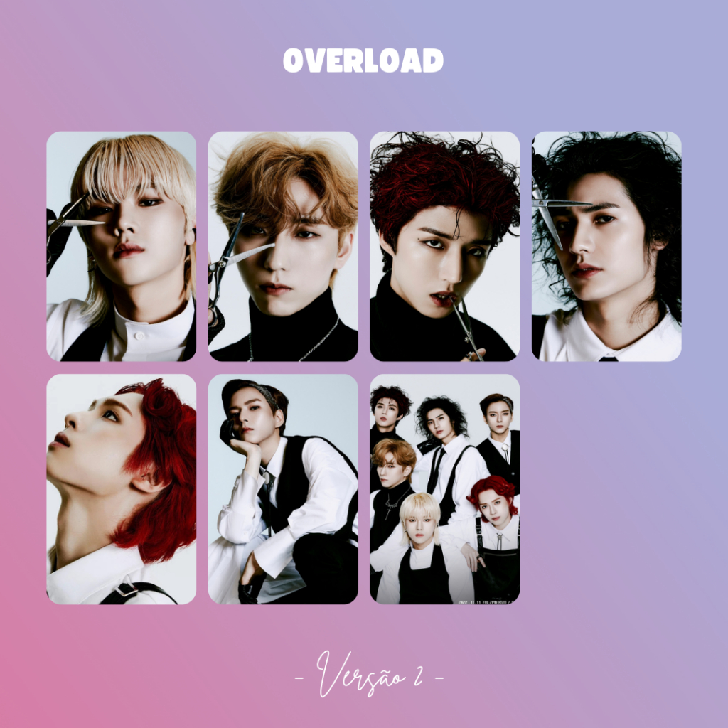 Kit Photocard Xdinary Heroes 'Overload' Frente e Verso Kit Photocard Xdinary Heroes 'Overload' Frente e Verso