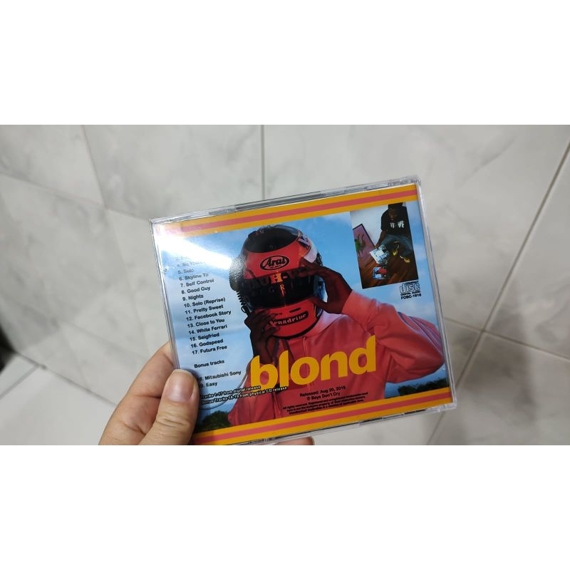 CD Frank Ocean - Blond (FanMade) | Shopee Brasil