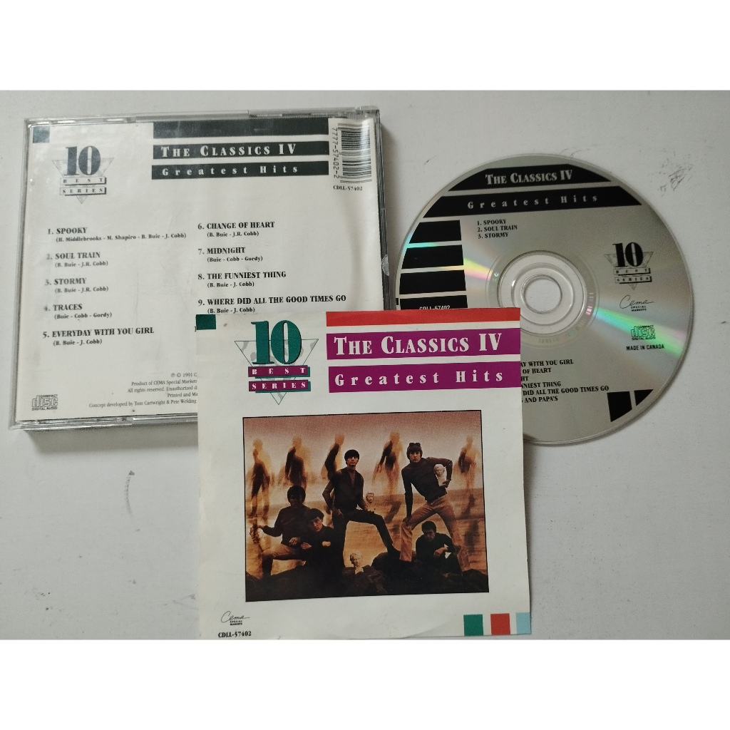 Cd - The Classics IV - Greatest Hits | Shopee Brasil
