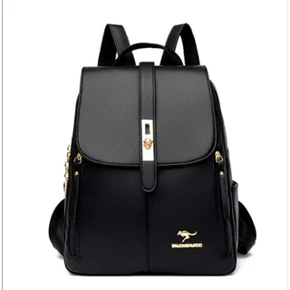 Bolsa Feminina Couro Mochila Média Sofisticada Elegante Trab