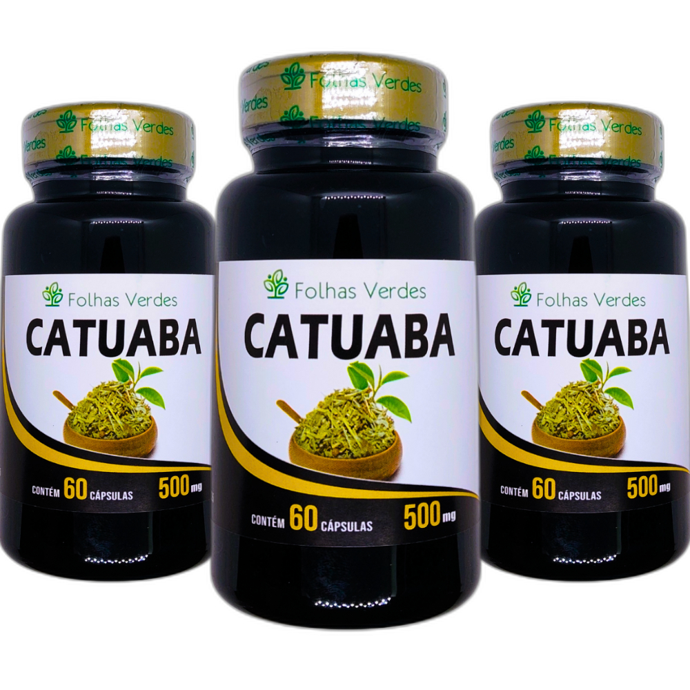 Kit 3 Catuaba 180 cápsulas 500mg | Shopee Brasil