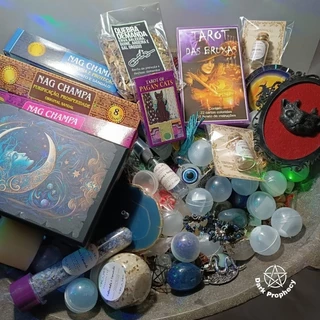 Caldeirão da Sorte Dark Prophecy Caixa Misteriosa Magia Acessórios Colar