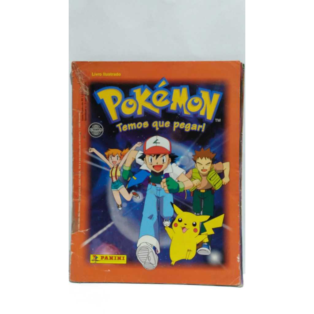 Álbum de figurinhas Pokémon de 1999 editora Panini | Shopee Brasil