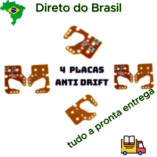 4 Placas de Ajuste Do Analógico 3d Calibração Drift X PS5/PS4/XBOX ONE S X