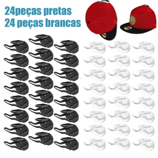 24 Pc Chapéu Adesivo De Parede Ganchos Bonés De Sem Perfuração Cap Organizador Titular Minimalista
