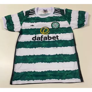 Camisa Futebol de Time Escocês Listrada Adulto