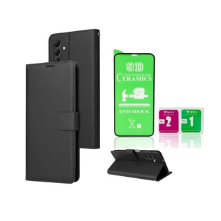 Compre um e ganhe outro de graça，Capa Capinha Carteira Couro Para Modelos Samsung A05S A10 A10S A11 A13(4G) A14 A15 +filme 9D grátis