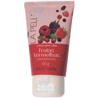 CREME PARA AS MÃOS FRUTAS VERMELHAS SOFISTICATTO COSMÉTICOS LA PELLE