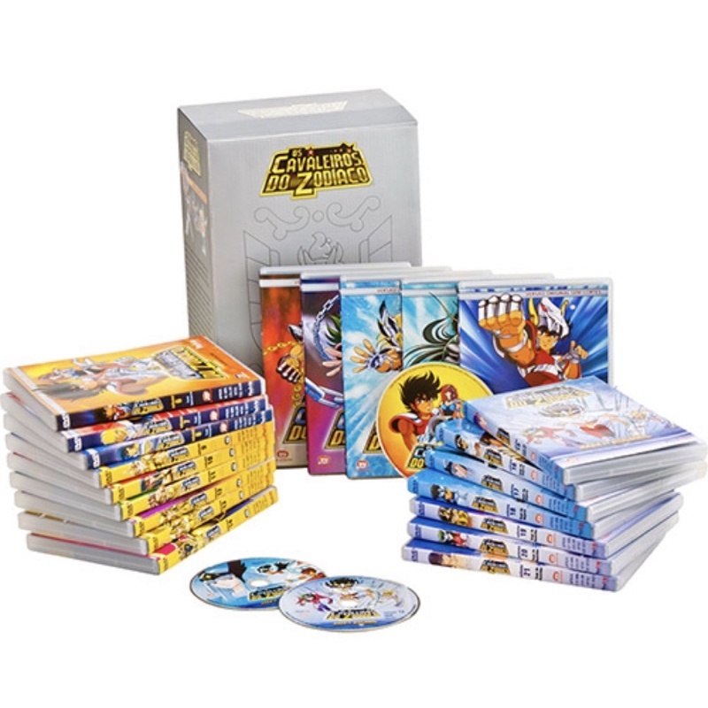 Coleção Cavaleiros do Zodíaco(21 DVDs) | Box CDZ colecionador