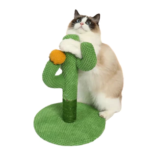 Cacto Arranhador Sisal para Gatos 3 Tamanhos - Divertido, Moderno e Resistente