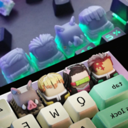 Keycaps Para Teclado Mecânico Demon Slayer