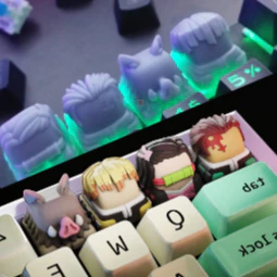 Keycaps Para Teclado Mecânico Demon Slayer