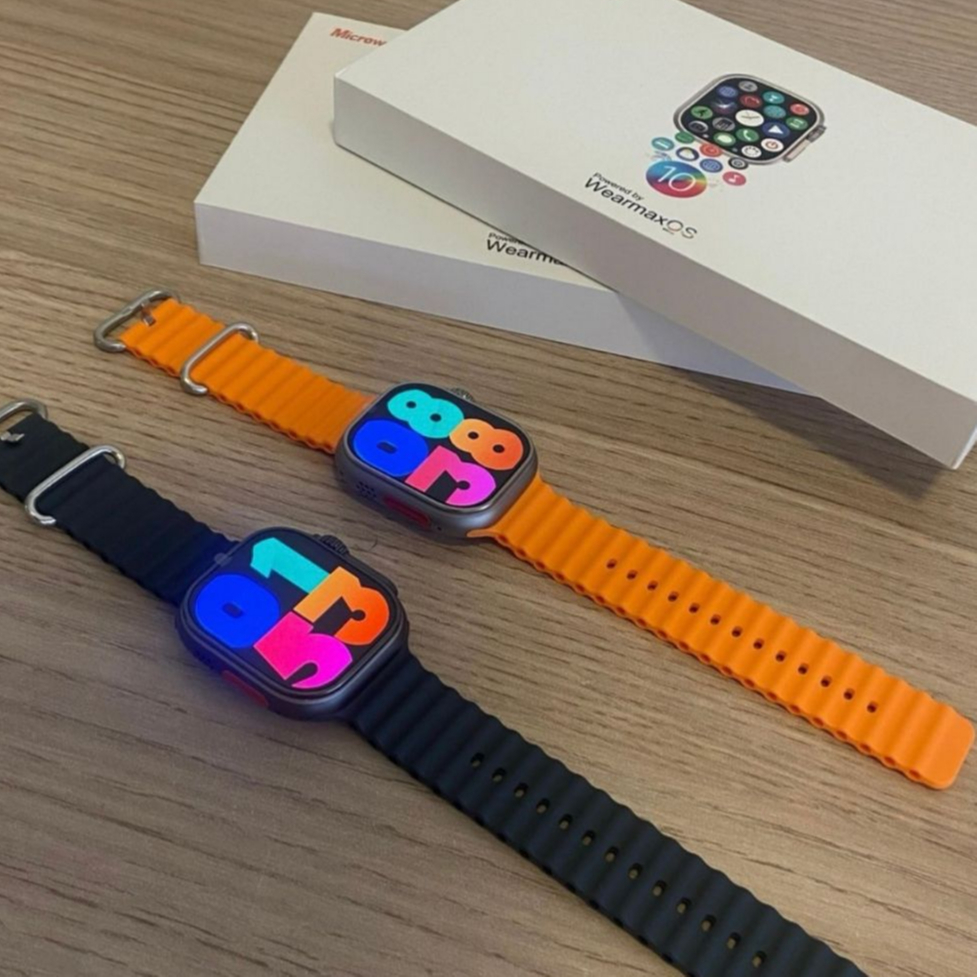 SmartWatch lançamento W69 Ultra Serie10 Amoled Acompanha 2 Pulseiras ...