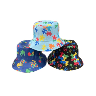 Chapéu Bucket Hat Autismo Autista Infantil