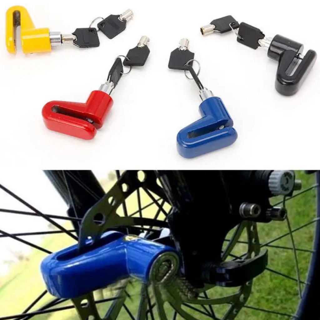 Cadeado Trava Anti-Furto Moto Bicicleta Freio a Disco Universal
