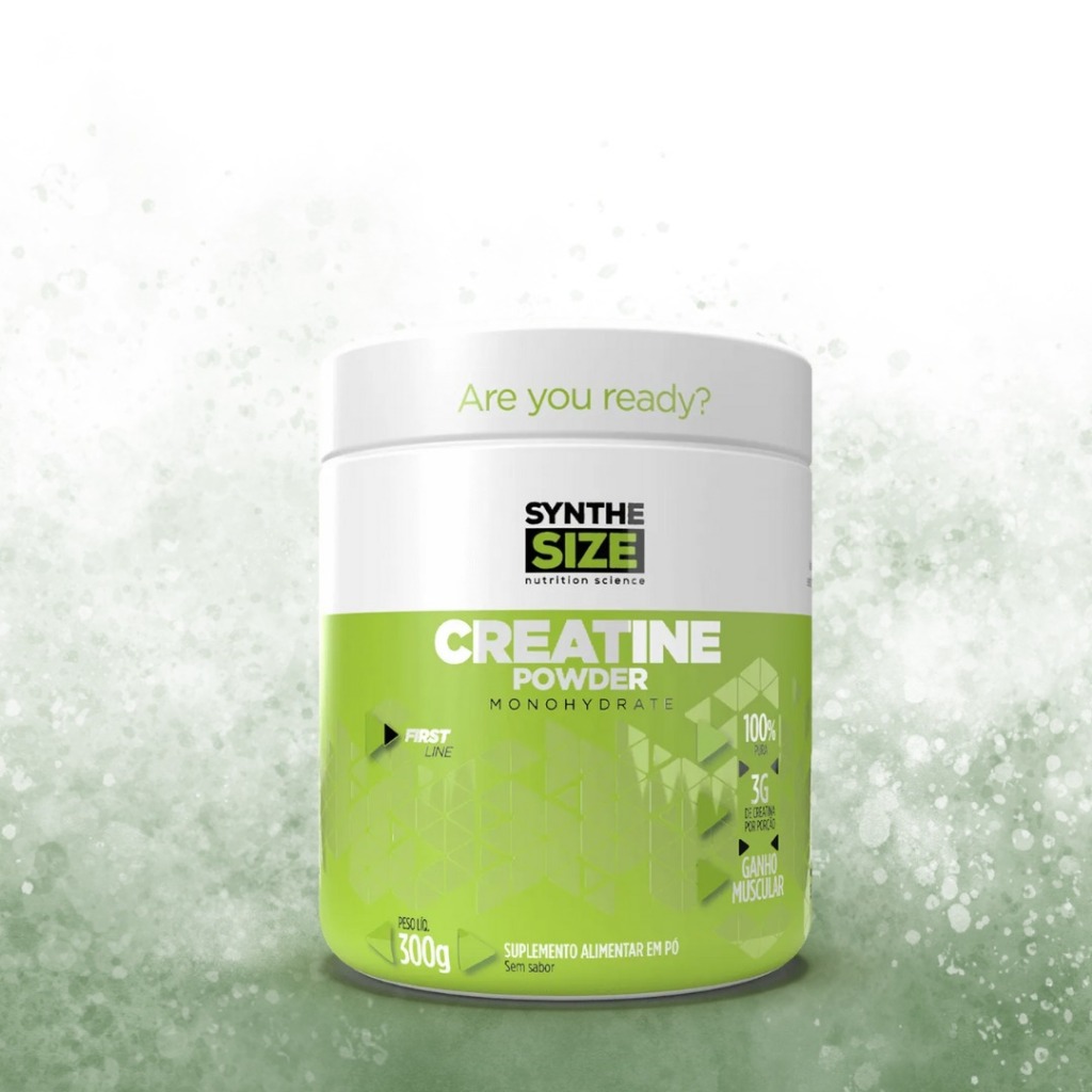 Creatina Synthe Size Powder Monohidratada 100% pura | Shopee Brasil