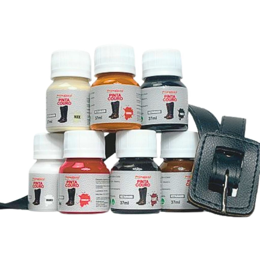 Tinta Para Couro Sintético e Natural Pinta e Restaura Couro 37ml ...