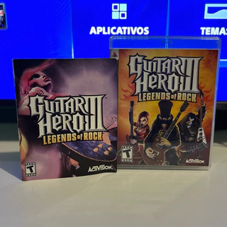 Guitar Hero 3 Legends of Rock PS3 com Manual