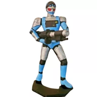 Boneco Action Figure Jiban - O Policial de Aço Impressão 3D Colecionaveis