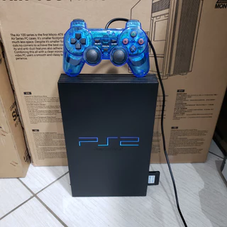 PS2 FAT play 2 tijolão modelo 110v OPL jogos na memória