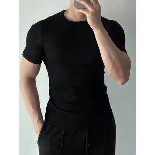 Camiseta Americana Canelada Masculina