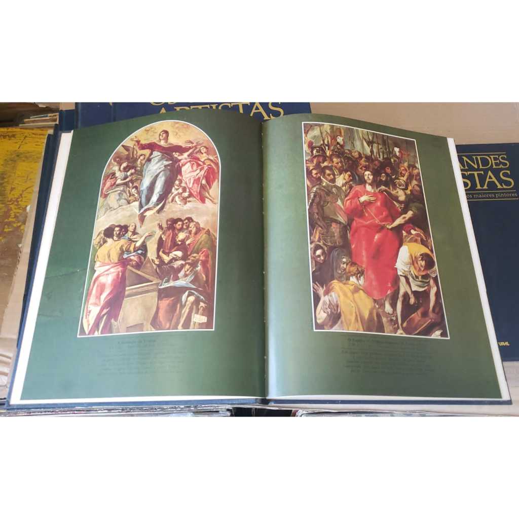Coleção Grandes Artistas Nova Cultural 12 Volumes Capa Dura Azul
