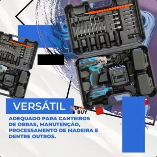 Chave De Impacto A Bateria 21v Bivolt NOVA