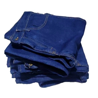 Kit 3 Calça Jeans Básica Reta Reforçada Direto Da Fábrica 100% Algodão.