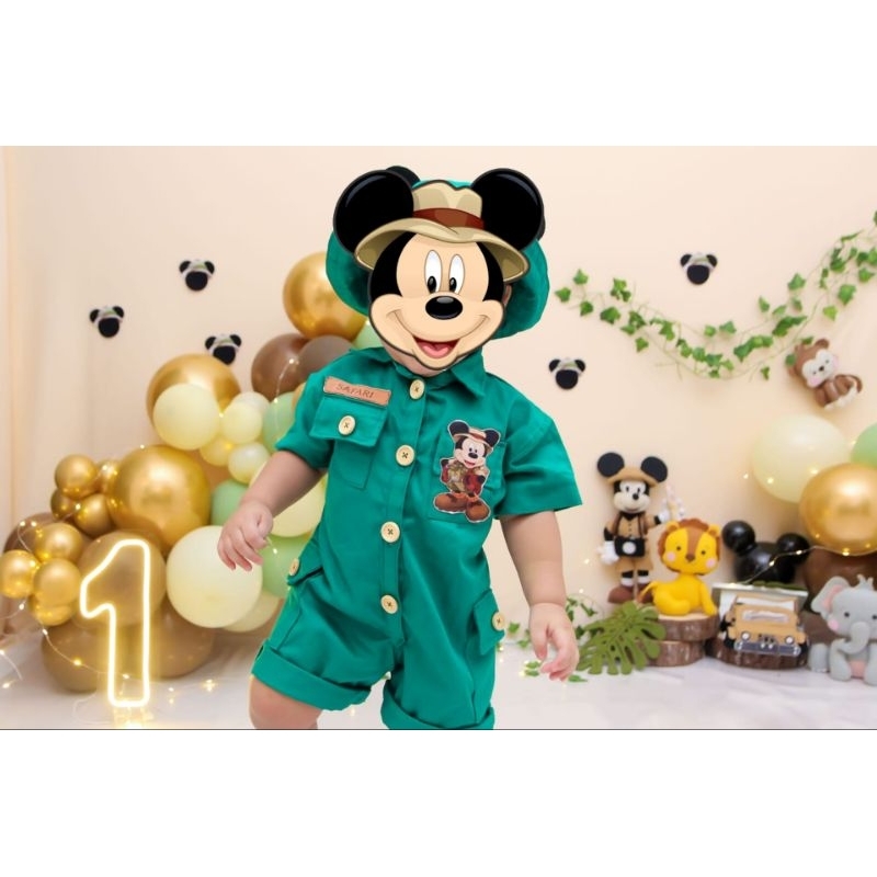 roupa Mickey safari menino Shopee Brasil