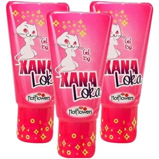 Kit 3 Gel Xana Loka Excitante Feminino - Hot Flowers