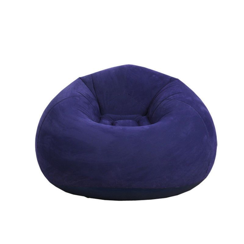 Azul Puff Gigante Redondo 99*83 Puff Gigante suede