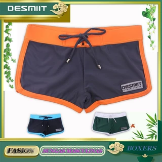 DESMIIT Sungas Masculinas Cuecas Boxers Cinto Largo Cintura Baixa Confortável E Respirável UDL118