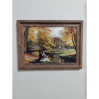 Quadro arte/pintura clássica - Jules Girardet - The Temple of Love at the Petit Trianon