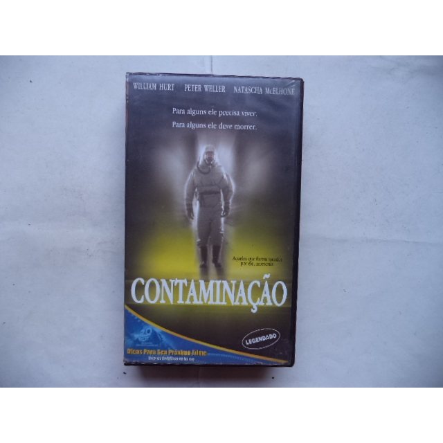 Fita Vhs Contaminação Original Legendado fita filme ação Willam Hurt