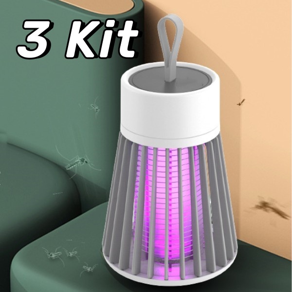 3 KIT USB Ultravioleta Mosquito EléTrico Matando LâMpada Coletor De Insetos NãO Tem RadiaçãO