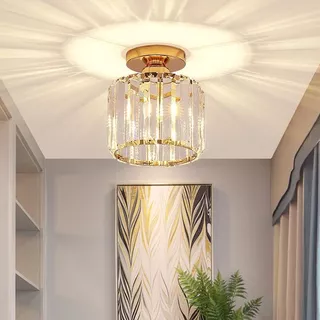 Quadrado/Arredondado Candelabro De Cristal Simples Americano Personalidade Criativa Iluminação De Casa Quarto Sala De Estar Jantar