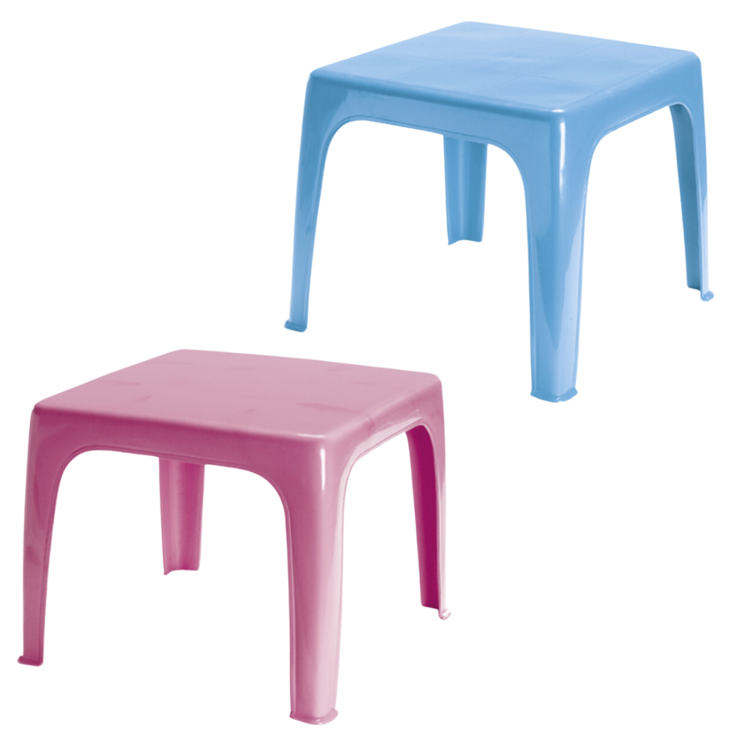 Mesinha Infantil Azul ou Rosa Reforçada - Mesa Criança Plastico