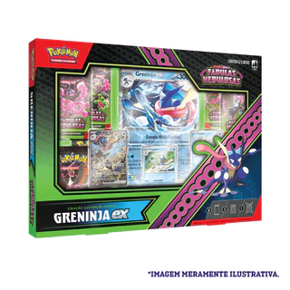 Box Pokémon Greninja EX - Fábulas Nebulosas