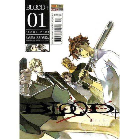 Mangá Blood+ Plus Nº 1 ao 5 Editora Panini Asuka Katsura ( + 18 Anos ...