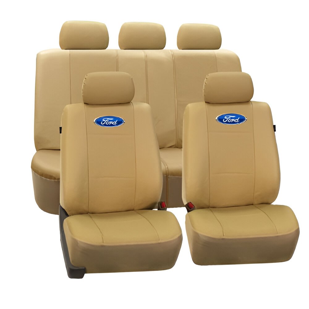Capa Couro Bege Banco Carro Ford Del Rey | Shopee Brasil